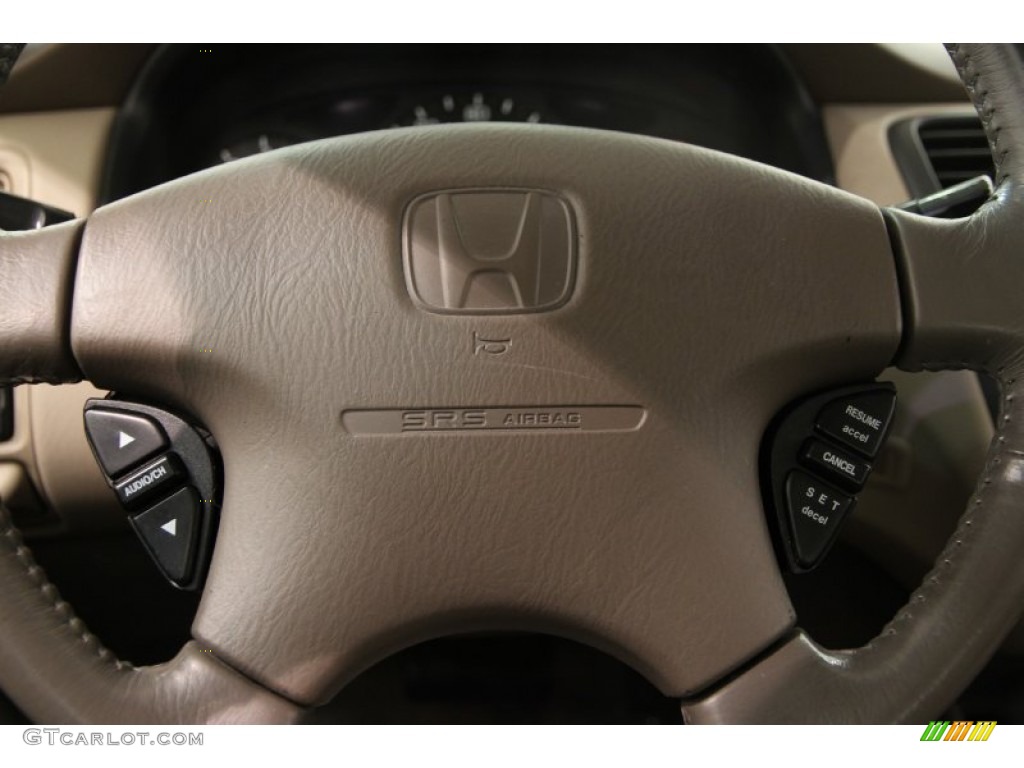 2001 Accord EX V6 Sedan - Dark Emerald Pearl / Ivory photo #11