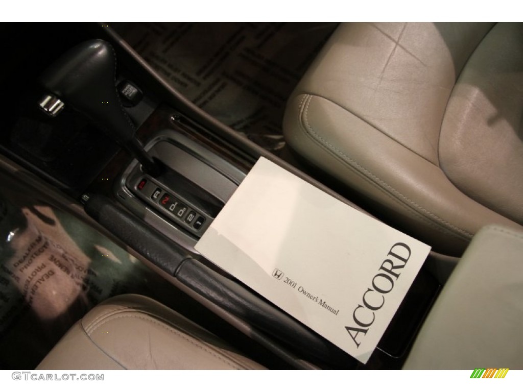 2001 Accord EX V6 Sedan - Dark Emerald Pearl / Ivory photo #19