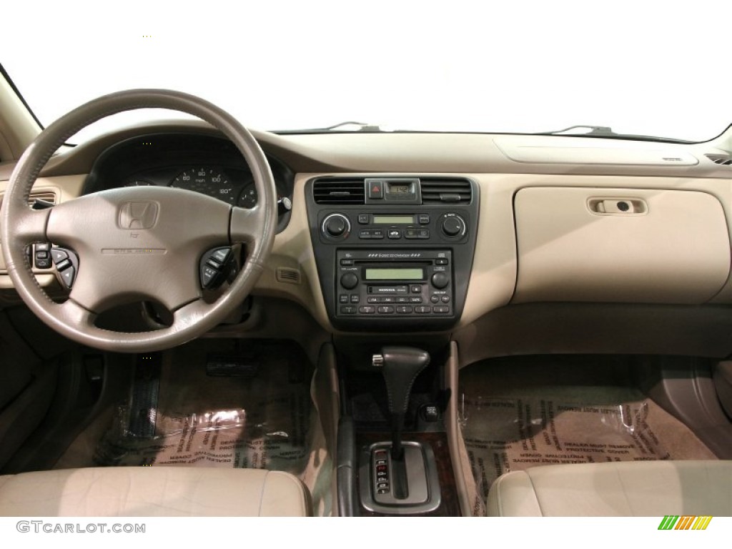 2001 Accord EX V6 Sedan - Dark Emerald Pearl / Ivory photo #30