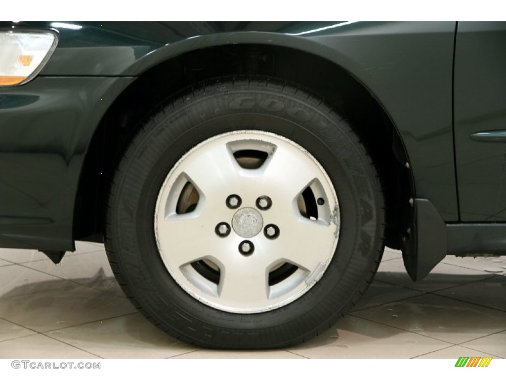 2001 Accord EX V6 Sedan - Dark Emerald Pearl / Ivory photo #33