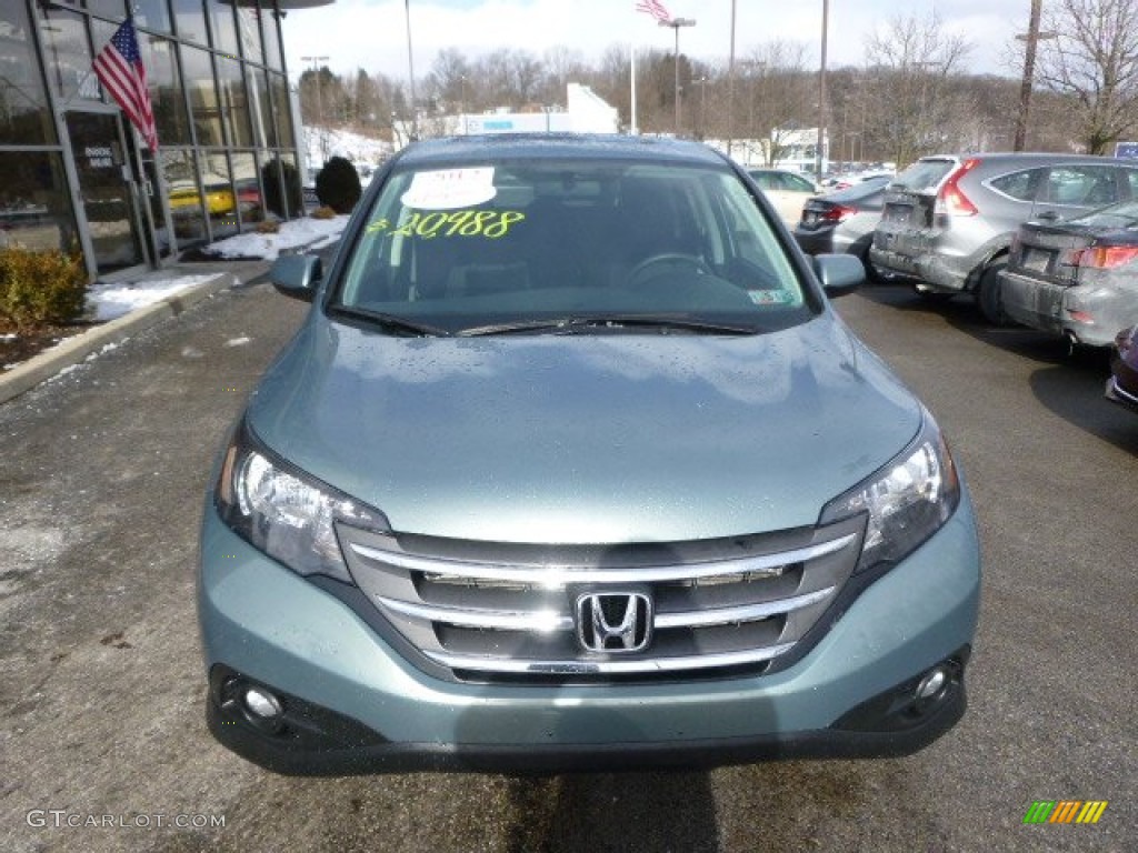 2012 CR-V EX - Opal Sage Metallic / Black photo #2