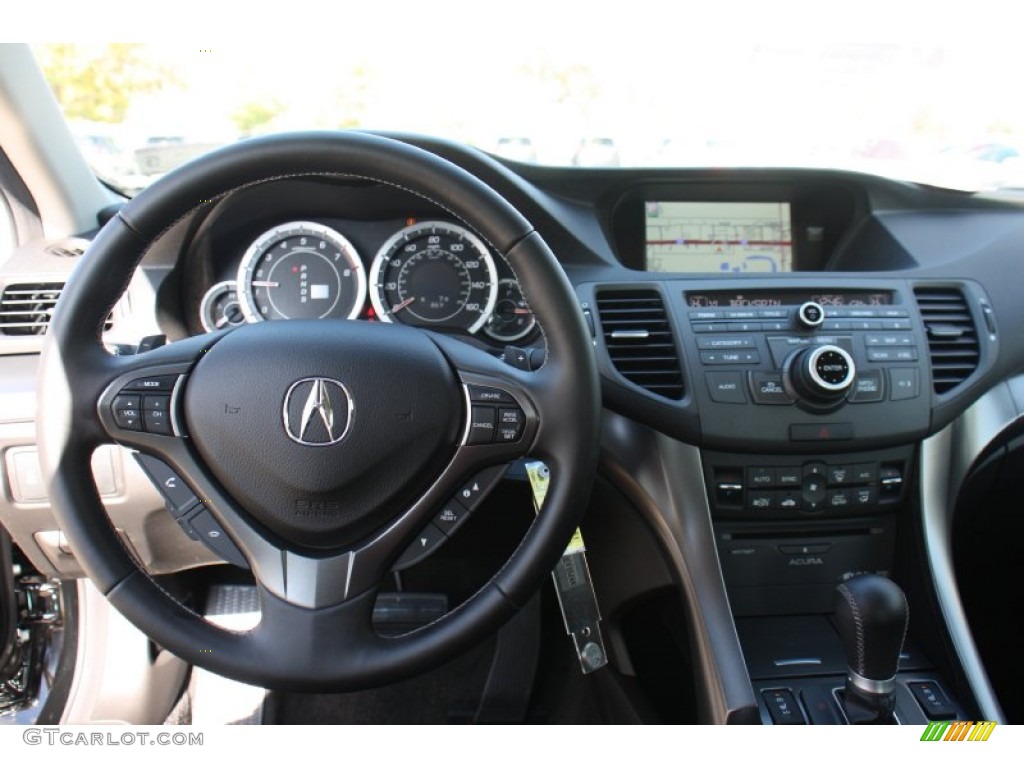 2014 Acura TSX Technology Sedan Ebony Dashboard Photo #90090810