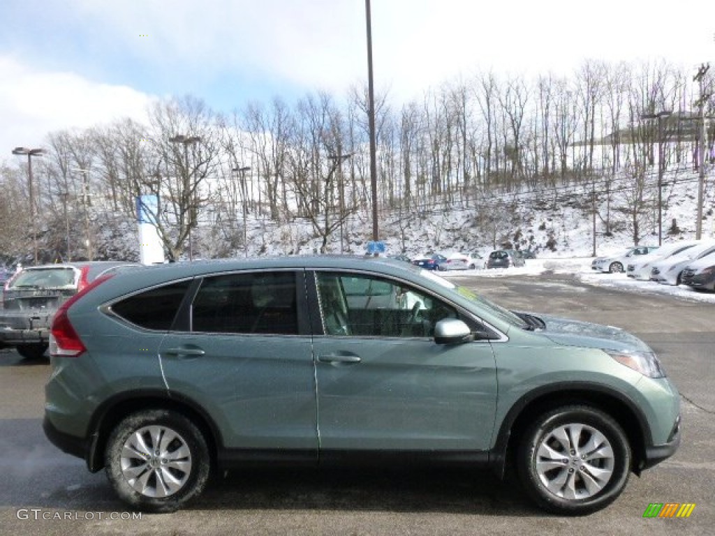 2012 CR-V EX - Opal Sage Metallic / Black photo #4