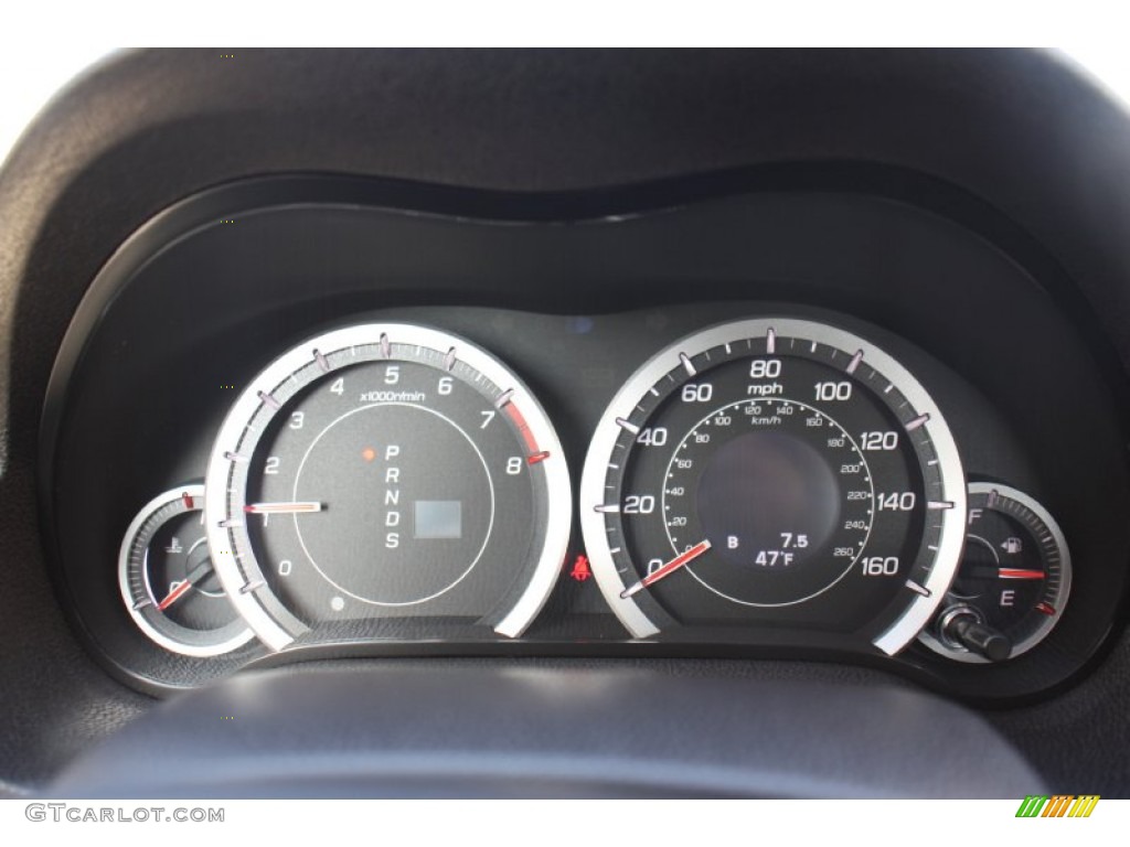 2014 Acura TSX Technology Sedan Gauges Photo #90090954