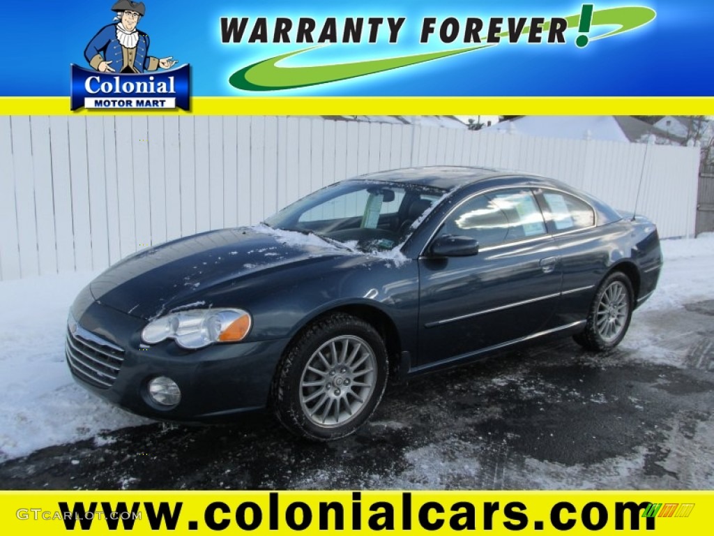 2004 Sebring Limited Coupe - Deep Blue Pearl / Black photo #1
