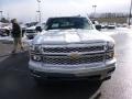 2014 Silver Ice Metallic Chevrolet Silverado 1500 LT Double Cab 4x4  photo #2