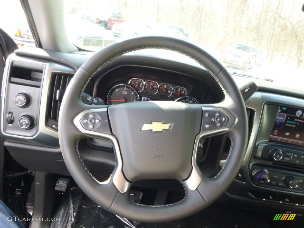 2014 Silverado 1500 LT Double Cab 4x4 - Black / Jet Black photo #18