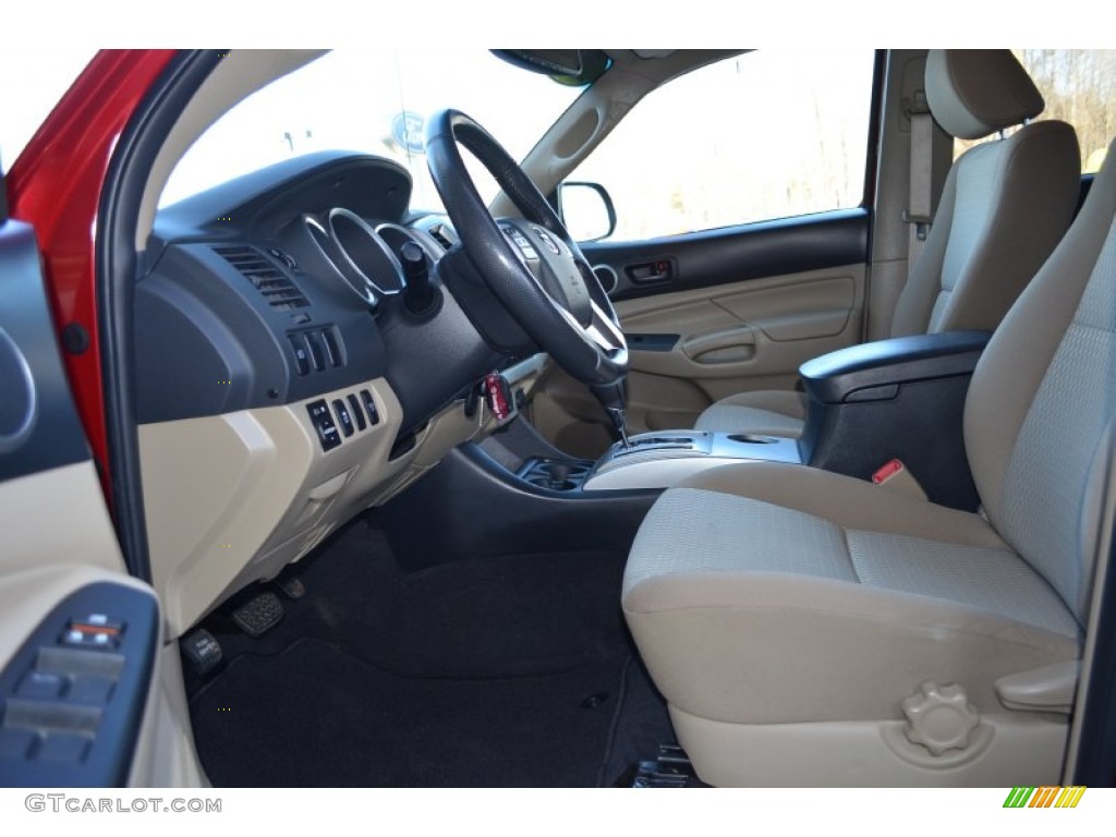 2012 Toyota Tacoma V6 SR5 Double Cab 4x4 Interior Color Photos