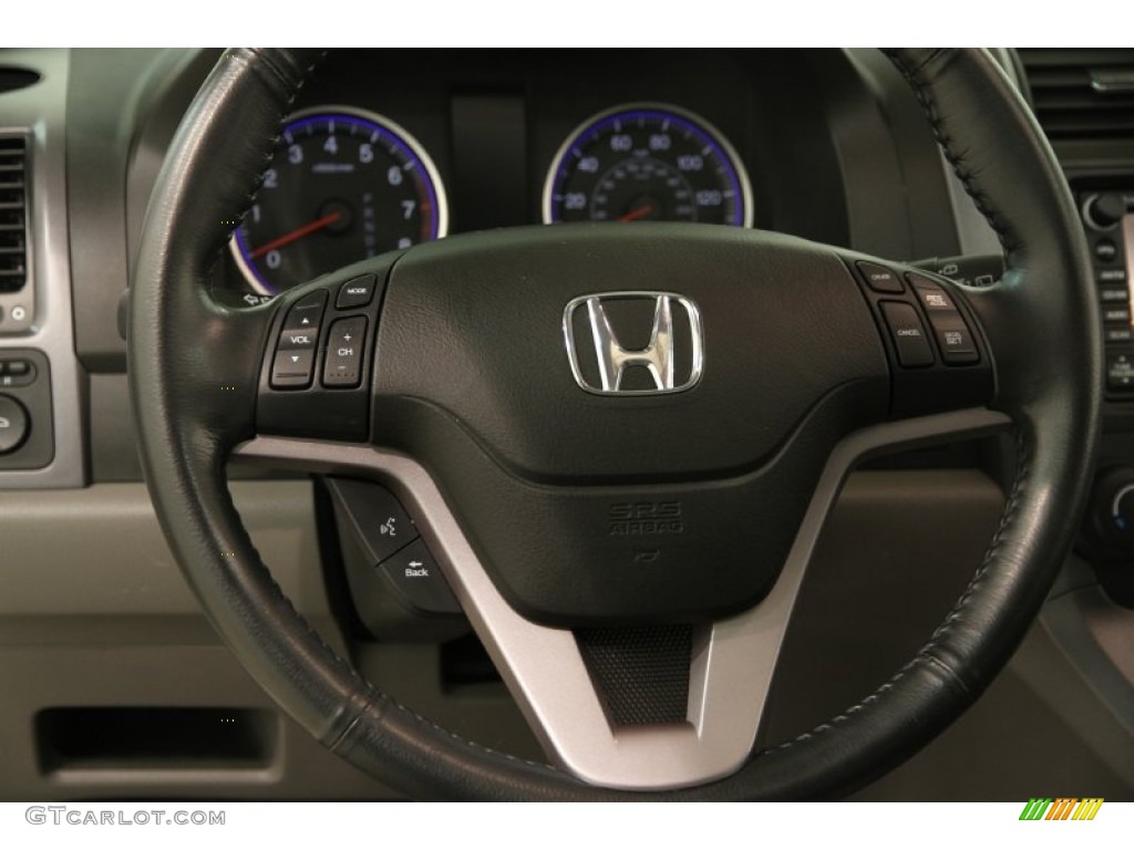 2009 CR-V EX-L - Taffeta White / Gray photo #6