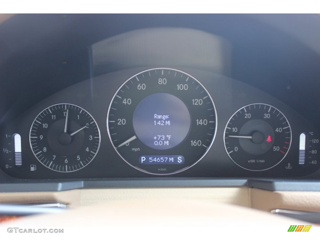 2009 Mercedes-Benz E 320 BlueTEC Sedan Gauges Photo #90094584