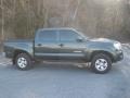 2009 Timberland Green Mica Toyota Tacoma V6 SR5 PreRunner Double Cab  photo #2