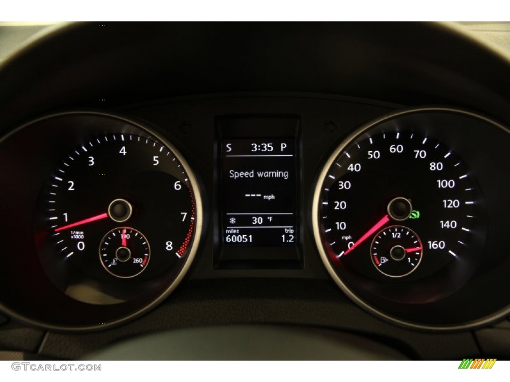 2010 Volkswagen Jetta SE SportWagen Gauges Photos