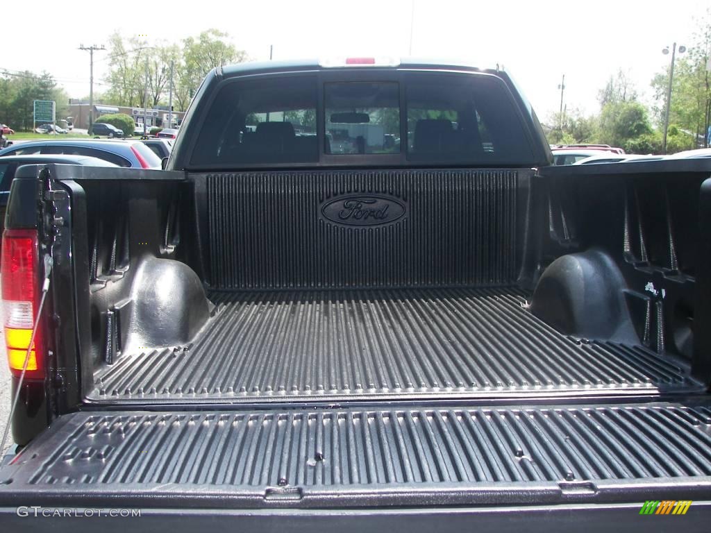 2004 F150 FX4 SuperCab 4x4 - Black / Black/Medium Flint photo #8