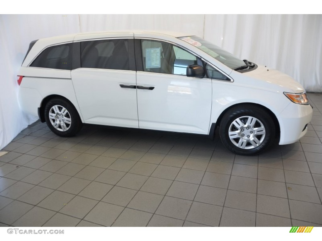 Taffeta White 2011 Honda Odyssey LX Exterior Photo #90097610