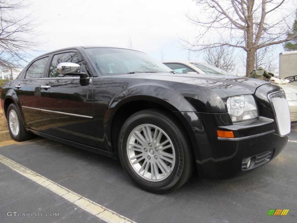 Brilliant Black Crystal Pearl 2010 Chrysler 300 Touring Exterior Photo #90098007