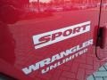 Deep Cherry Red Crystal Pearl - Wrangler Unlimited Sport 4x4 Photo No. 10