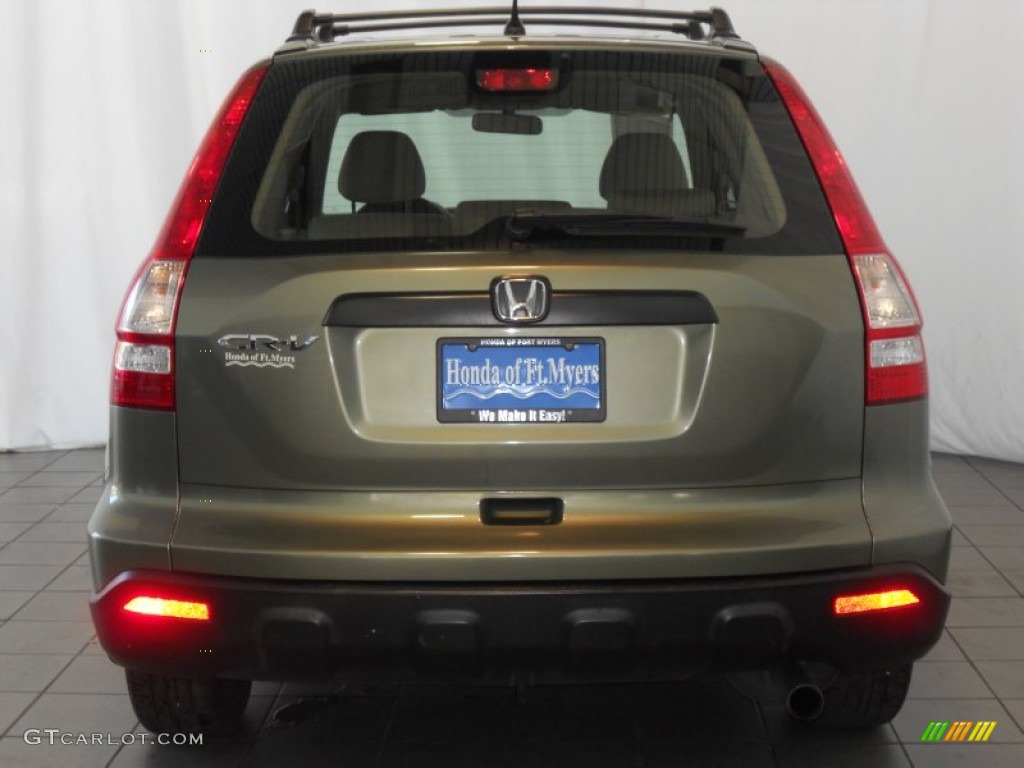 2008 CR-V LX - Green Tea Metallic / Ivory photo #6