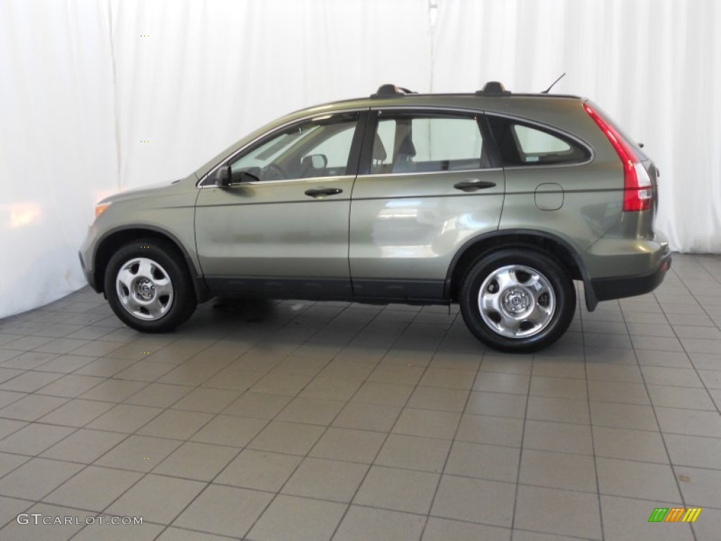 2008 CR-V LX - Green Tea Metallic / Ivory photo #9