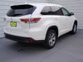 2014 Blizzard White Pearl Toyota Highlander XLE  photo #4