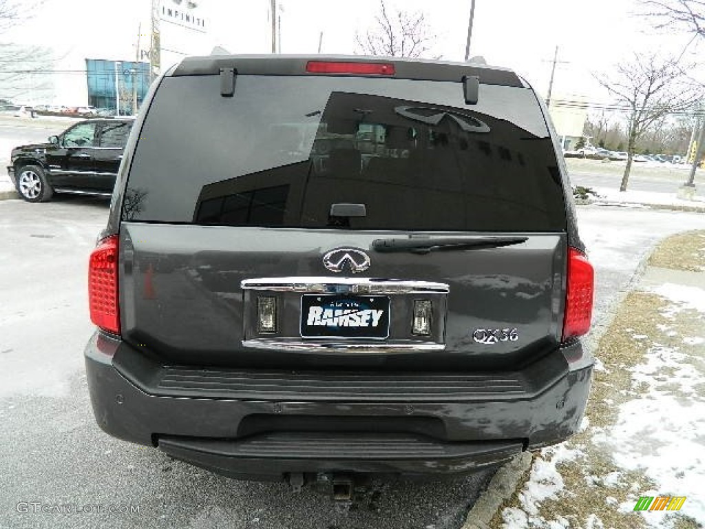 2008 QX 56 4WD - Silver Graphite Gray / Charcoal photo #6