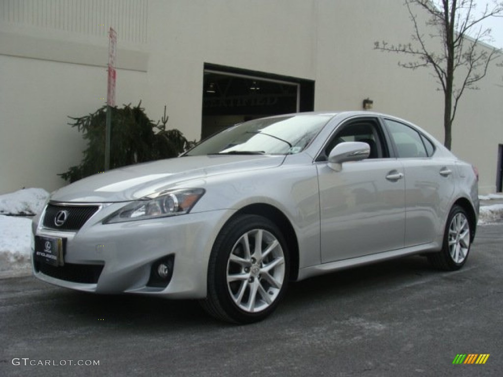 2011 IS 250 AWD - Tungsten Pearl / Black photo #1