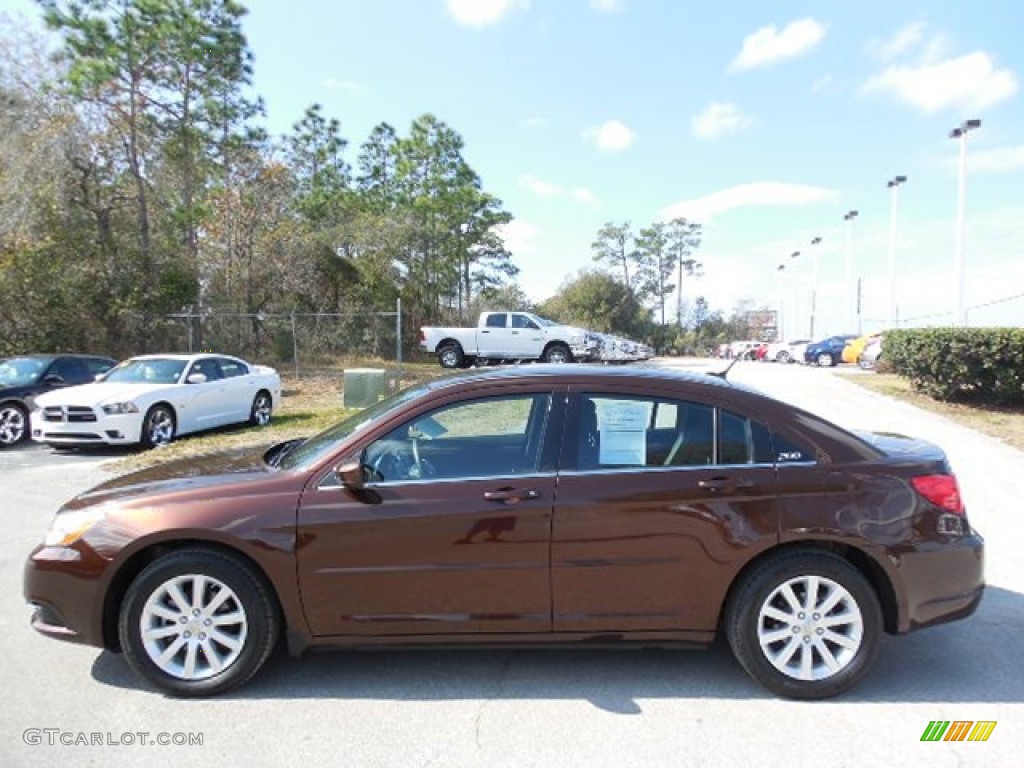 Deep Auburn Pearl 2013 Chrysler 200 Touring Sedan Exterior Photo #90101538