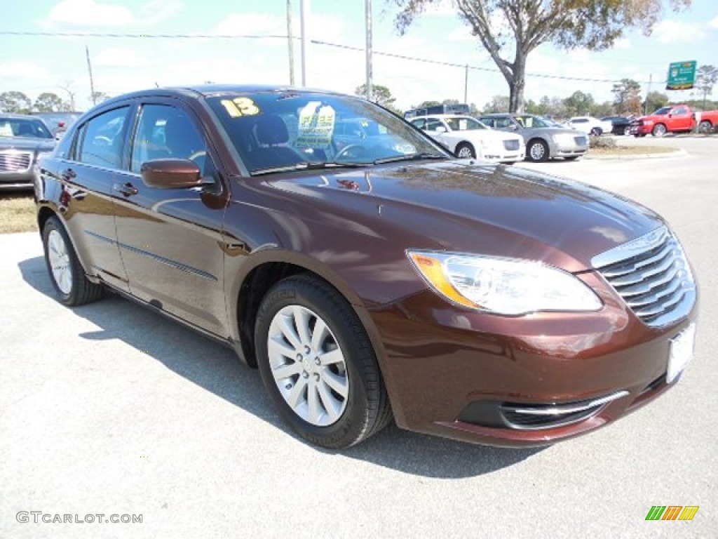Deep Auburn Pearl 2013 Chrysler 200 Touring Sedan Exterior Photo #90101717