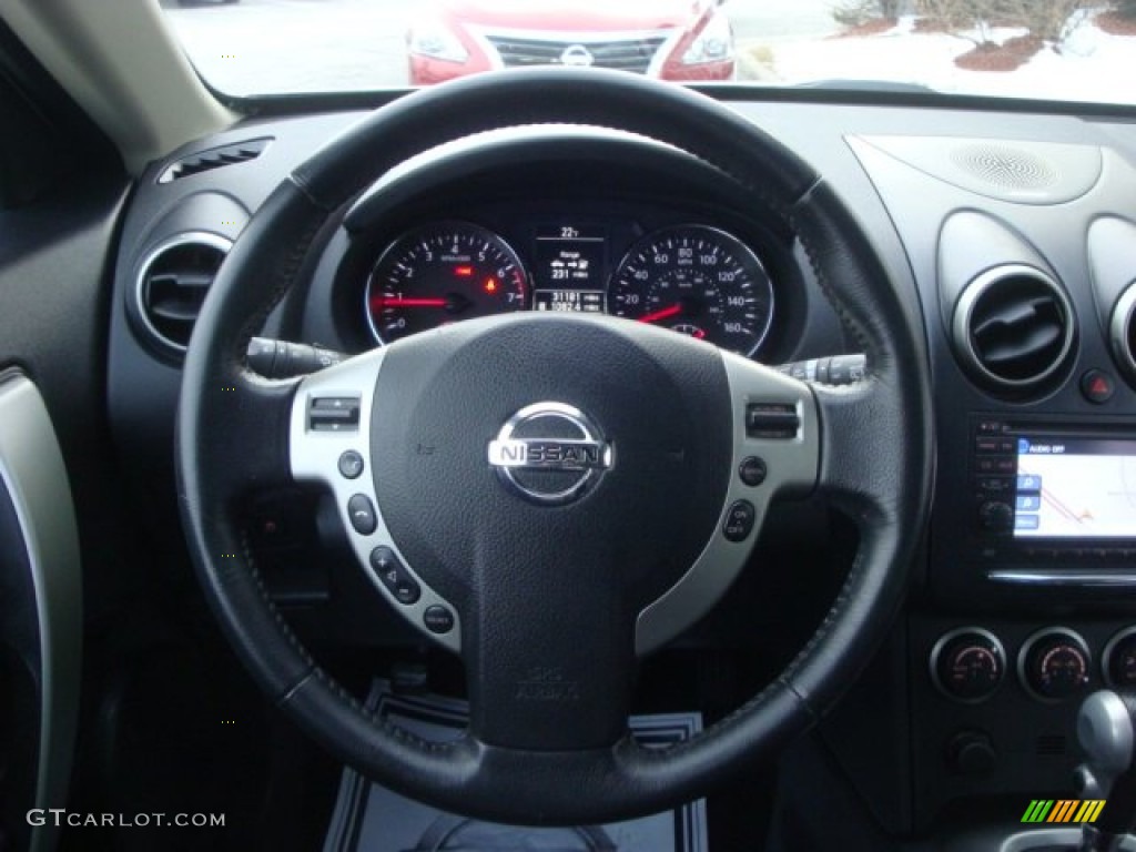 2011 Rogue SL AWD - Silver Ice Metallic / Black photo #20