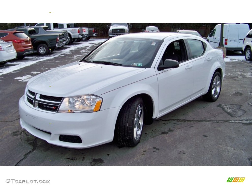 2013 Avenger SE - New Bright White / Black photo #1