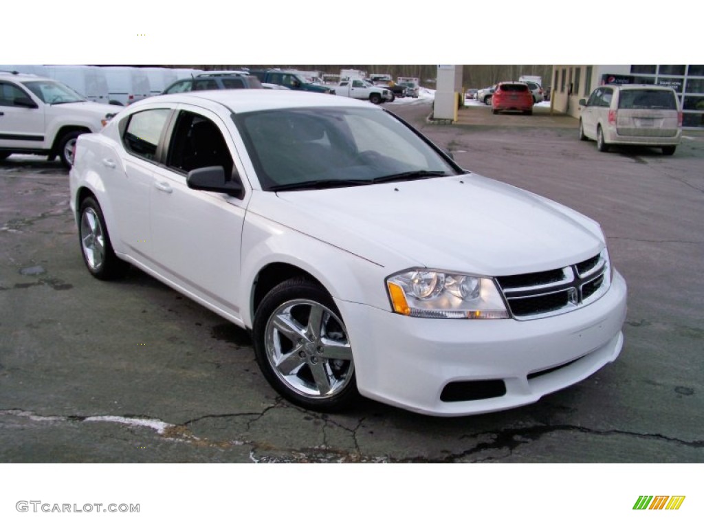 2013 Avenger SE - New Bright White / Black photo #3