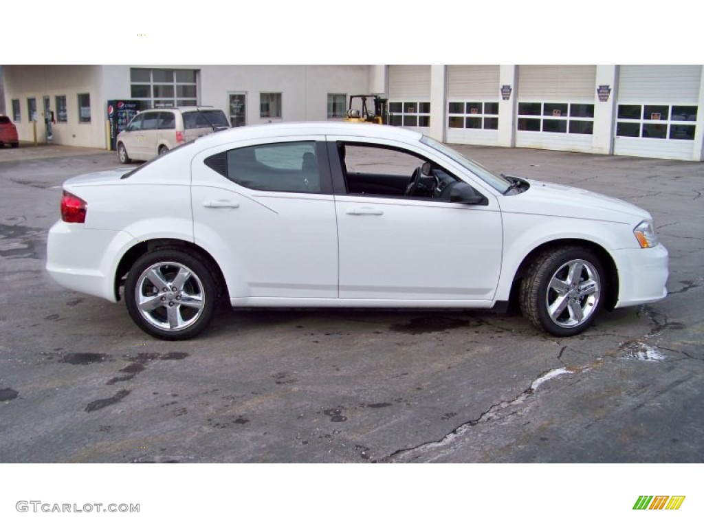 2013 Avenger SE - New Bright White / Black photo #4