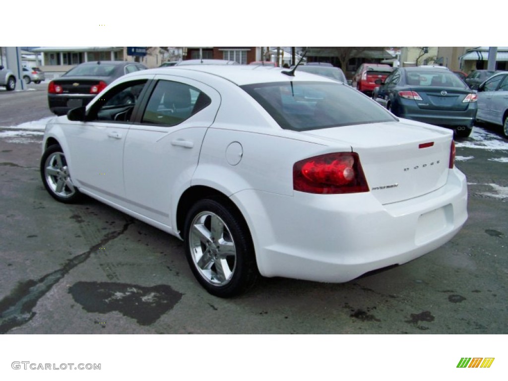 2013 Avenger SE - New Bright White / Black photo #7
