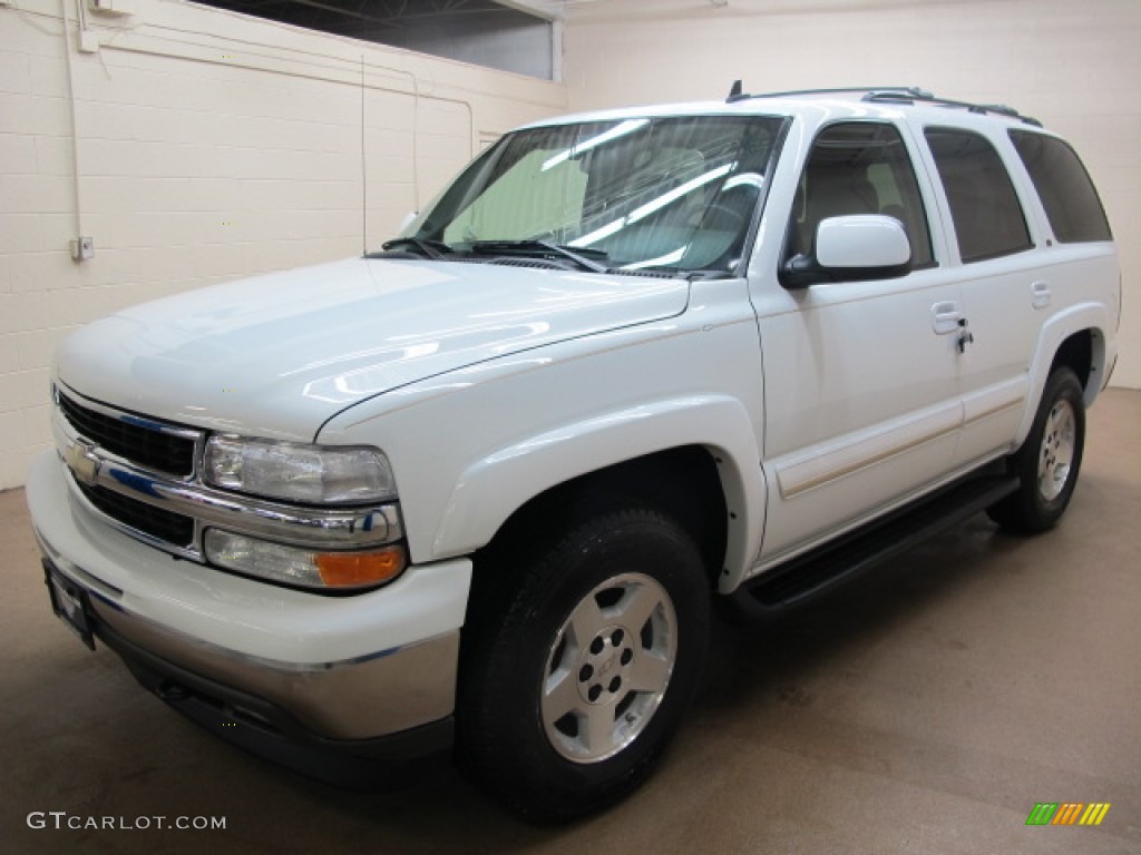 2006 Tahoe LT 4x4 - Summit White / Gray/Dark Charcoal photo #3