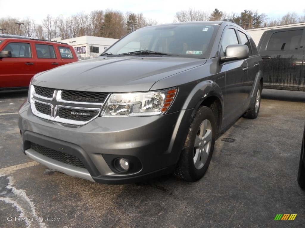 2012 Journey SXT AWD - Storm Grey Pearl / Black photo #3