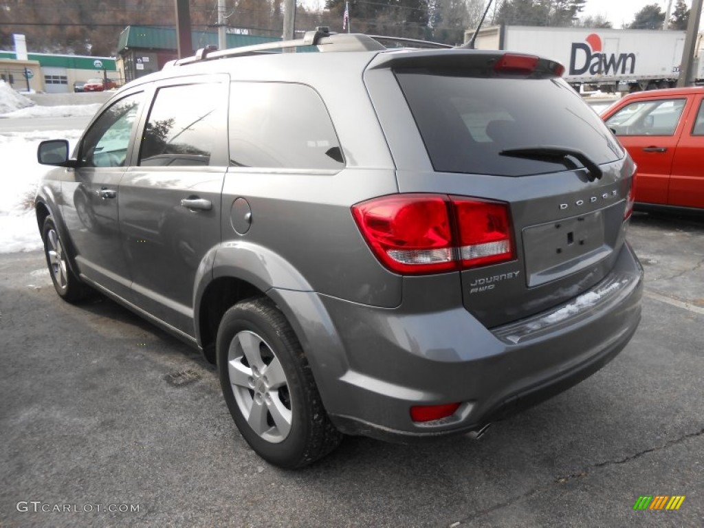 2012 Journey SXT AWD - Storm Grey Pearl / Black photo #4