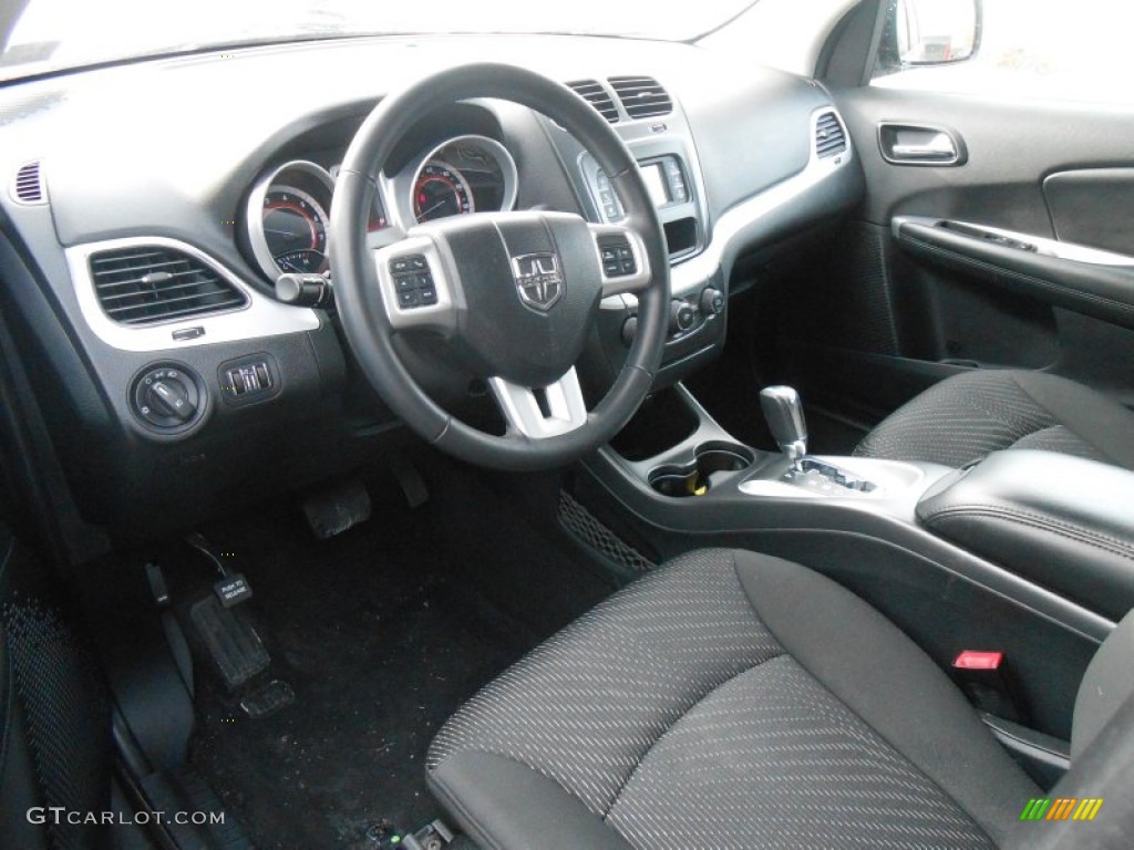 2012 Journey SXT AWD - Storm Grey Pearl / Black photo #8