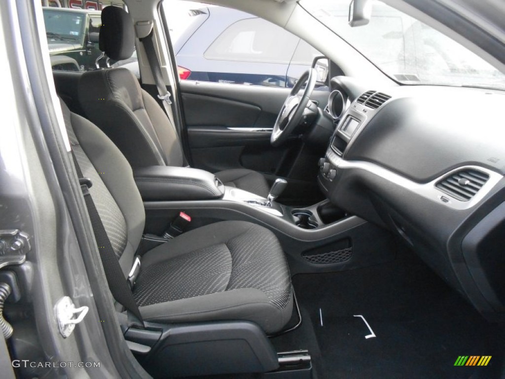 2012 Journey SXT AWD - Storm Grey Pearl / Black photo #12