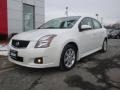 Aspen White 2011 Nissan Sentra 2.0 SR