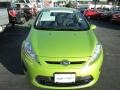 2012 Lime Squeeze Metallic Ford Fiesta SE Hatchback  photo #2