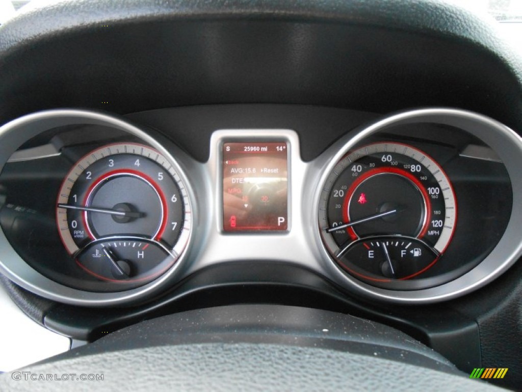 2012 Journey SXT AWD - Storm Grey Pearl / Black photo #24
