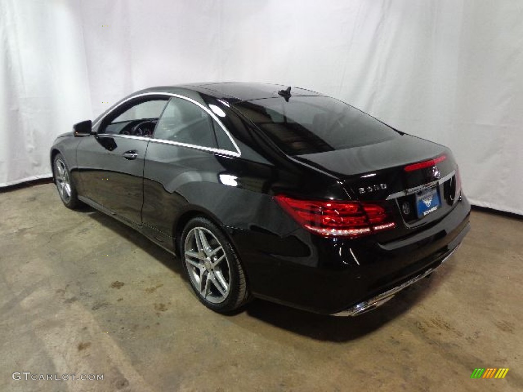 2014 E 550 Coupe - Obsidian Black Metallic / Black photo #5