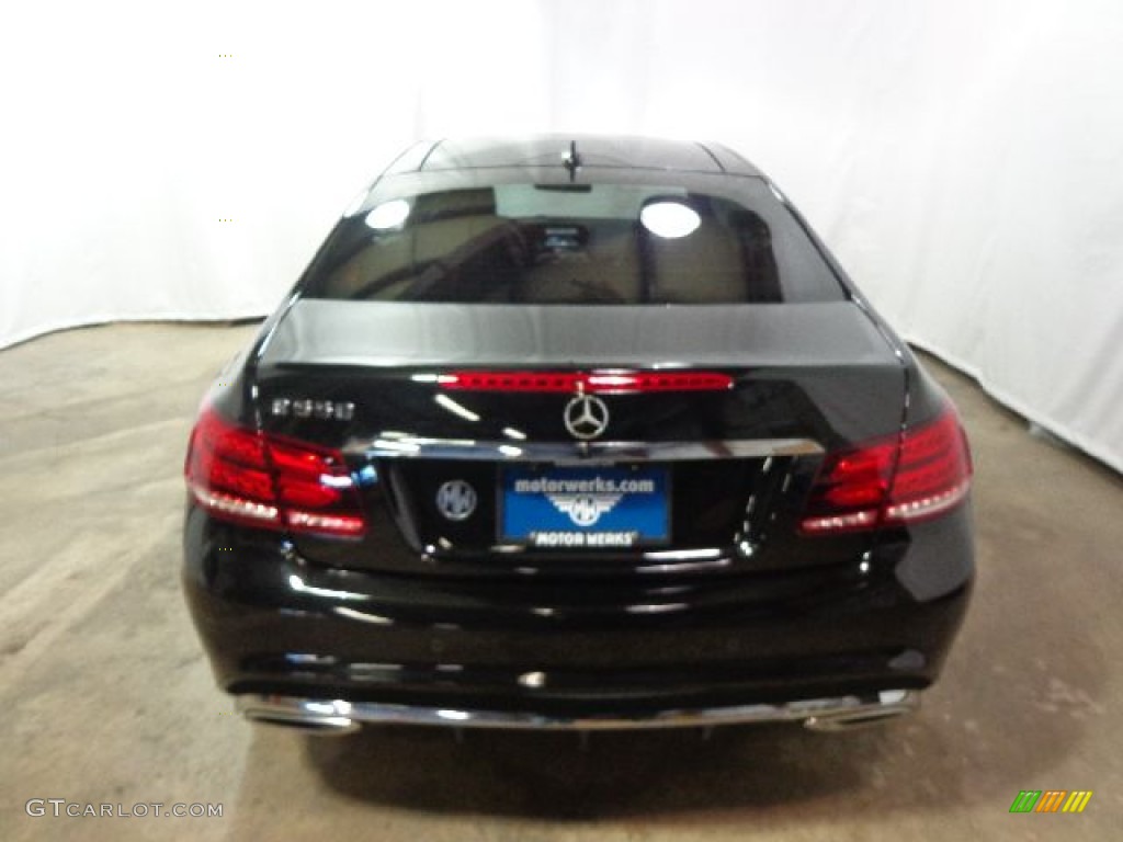 2014 E 550 Coupe - Obsidian Black Metallic / Black photo #6