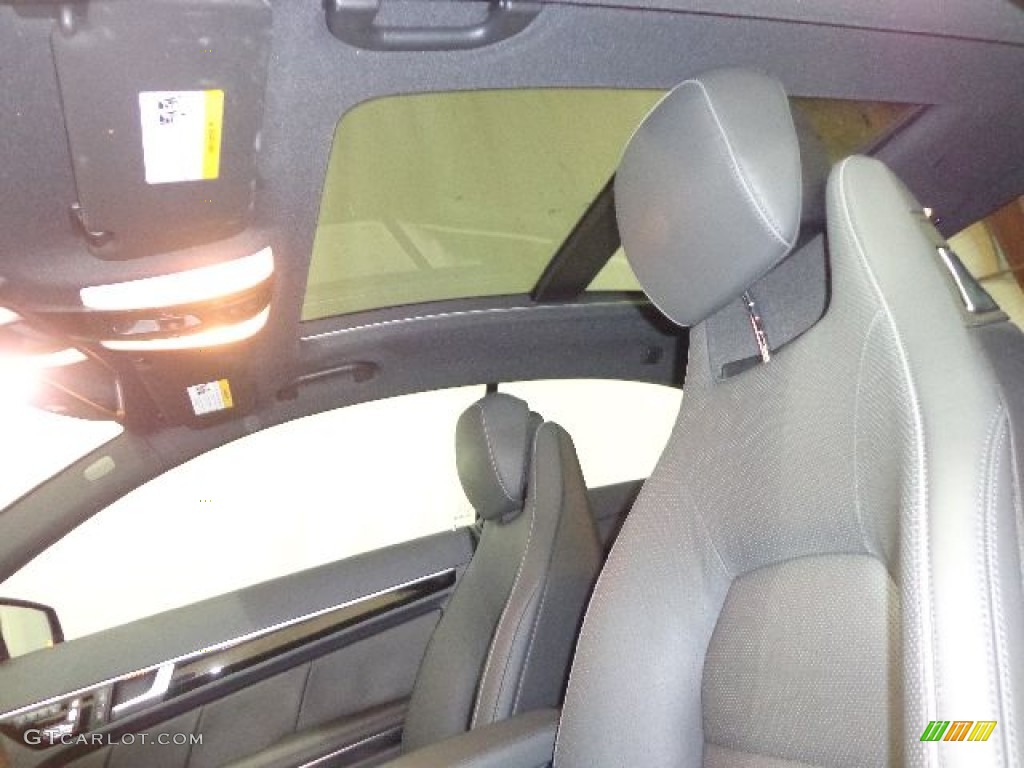 2014 E 550 Coupe - Obsidian Black Metallic / Black photo #16