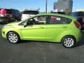 2012 Lime Squeeze Metallic Ford Fiesta SE Hatchback  photo #3