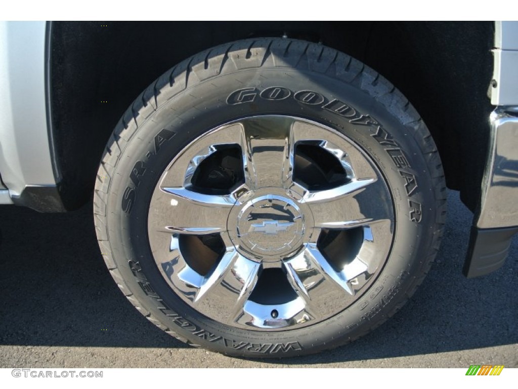 2014 Silverado 1500 LTZ Crew Cab 4x4 - Silver Ice Metallic / Jet Black/Dark Ash photo #21