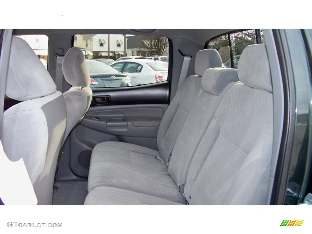 2011 Tacoma V6 TRD Sport Double Cab 4x4 - Timberland Green Mica / Graphite Gray photo #15