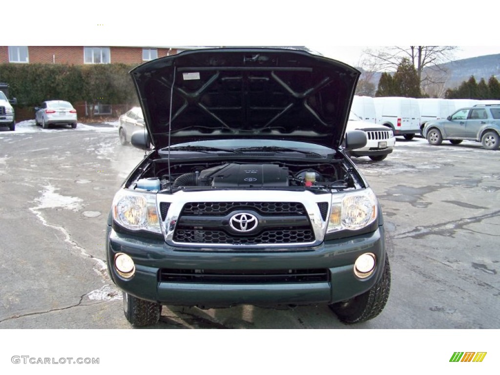2011 Tacoma V6 TRD Sport Double Cab 4x4 - Timberland Green Mica / Graphite Gray photo #18