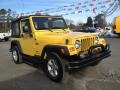 2006 Solar Yellow Jeep Wrangler X 4x4  photo #4