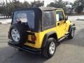 2006 Solar Yellow Jeep Wrangler X 4x4  photo #12