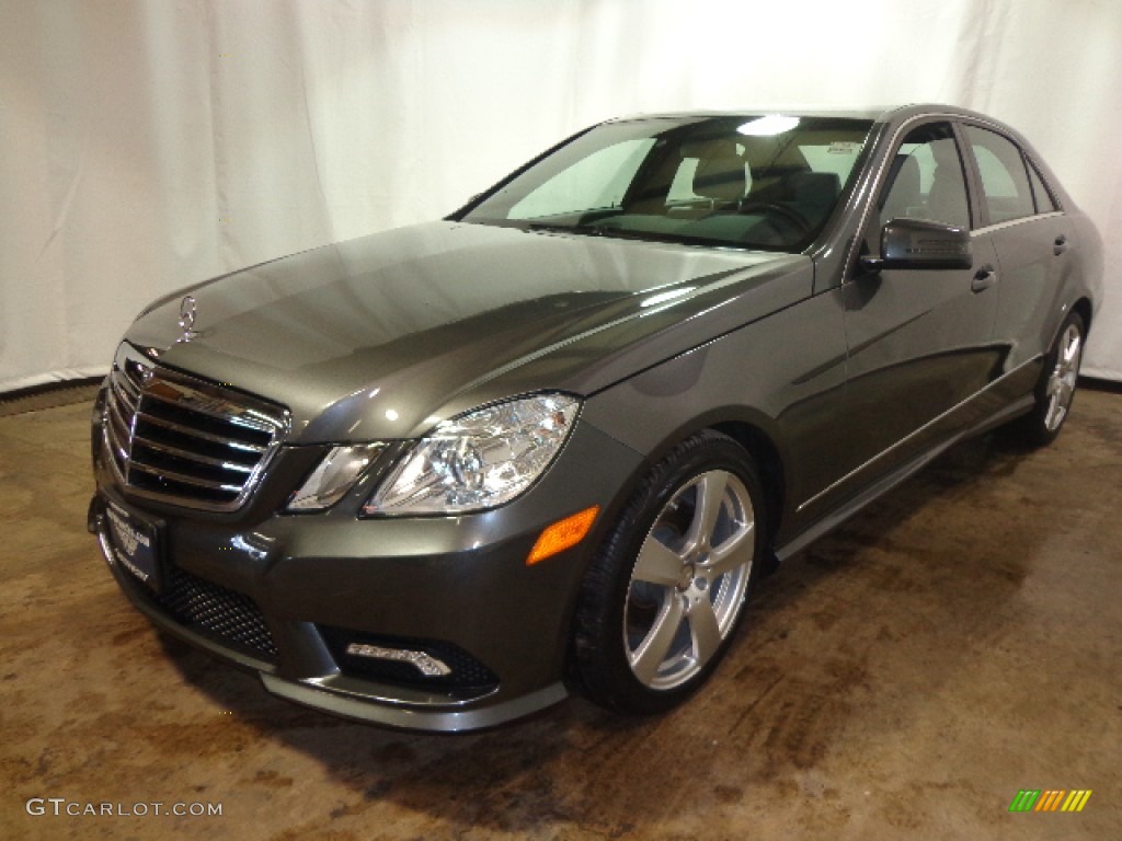 designo Graphite Metallic 2011 Mercedes-Benz E 350 4Matic Sedan Exterior Photo #90106692
